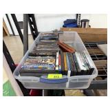 LARGE BIN OF DVD LARGE BIN OF DVD