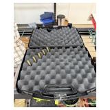 CLAMSHELL GUN CASE & BULLETS COLT 45 CLAMSHELL GUN CASE & BULLETS COLT 45
