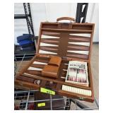 VINTAGE BACKGAMMON GAME SET VINTAGE BACKGAMMON GAME SET