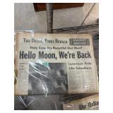 THE DALLAS TIMED HERALD NEWSPAPER HELLO MOON.... THE DALLAS TIMED HERALD NEWSPAPER HELLO MOON....