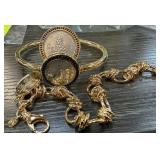 3PC COIN JEWELRY LOT 3PC COIN JEWELRY LOT