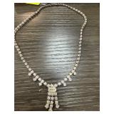 VINTAGE KRAMER DESIGNER RHINESTONE NECKLACE VINTAGE KRAMER DESIGNER RHINESTONE NECKLACE