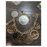 2PC COIN PENDANT / BRACELET 2PC COIN PENDANT / BRACELET