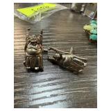 STERLING SILVER TAIWANESE BUDDHA CUFFLINKS STERLING SILVER TAIWANESE BUDDHA CUFFLINKS