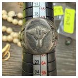 VTG STERLING SILVER ARMY AIR CORP RING VTG STERLING SILVER ARMY AIR CORP RING