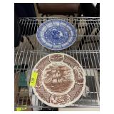 2PC CHINA PLATES SPODE AND MORE 2PC CHINA PLATES SPODE AND MORE