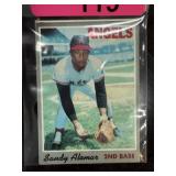 1970 TOPPS SANDY ALOMAR BASEBALL CARD