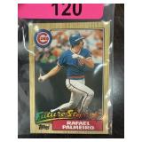 1987 TOPPS RAFAEL PALMEIRO ROOKIE BASEBALL CARD