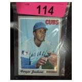 1970 TOPPS FERGIE JENKINS BASEBALL CARD