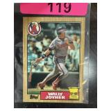 1987 TOPPS WALLY JOINER ROOKIE BASEBALL CARD