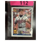 1991 TOPPS DAVE JUSTICE ROOKIE CARD