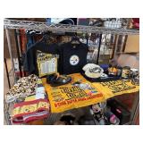 CONTENTS OF SHELF LOT OF PITTSBURGH STEELERS ITEM