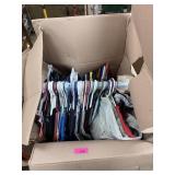 LARGE BOX OF MISC CLOTHES