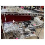 CONTENTS OF SHELF LG LOT GUITAR ITEMS NEW ETC