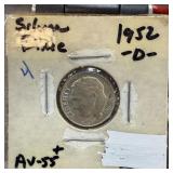 1952-D ROOSEVELT SILVER DIME