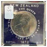 1970 NEW ZEALAND DUKE OF EDINBURGH 1 DOLLAR