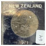 1971 NEW ZEALAND DOLLAR