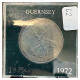 1972 GUERNSEY 25 PENCE