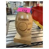 LIMITED ED PITTSBURGH STEELERS WOOD FOOTBALL