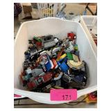 LARGE BIN OF MIXED LEGOS