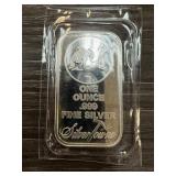 1 OZ .999 SILVER BULLION SILVER TOWNE BAR