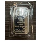 1 OZ .999 SILVER BULLION SILVER TOWNE BAR