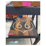 LARGE ROUTE 66 WALL DECOR PANEL