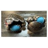 STERLING SILVER TURQUOISE EARRINGS