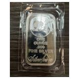 1 OZ .999 SILVER BULLION SILVER TOWNE BAR