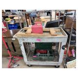 ROLLING CART W GAS CAN
