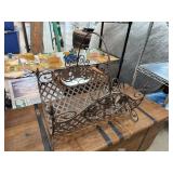 PRETTY METAL LOG HOLDER