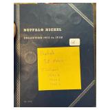 BUFFALO NICKEL COIN ALBUM 38 COINS 1931-S 20-S 15S
