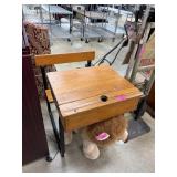 ANTIQUE SCHOOL DESK