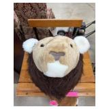 DIANNE SHAPIRO SOFT SCULPTURE LION HEAD