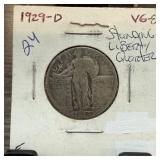 1929-D STANDING LIBERTY SILVER QUARTER