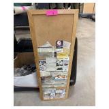 CORK BOARD W MIXED TICKETS