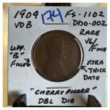 1909 WHEAT PENNY CENT VDB CHERRY PICKER 1909 WHEAT PENNY CENT VDB CHERRY PICKER