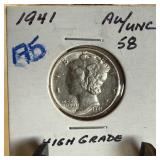1941 MERCURY SILVER DIME HIGH GRADE 1941 MERCURY SILVER DIME HIGH GRADE