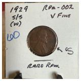1929-S/S WHEAT PENNY CENT RPM-002 1929-S/S WHEAT PENNY CENT RPM-002