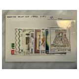MEXICO MINT NH 1982 SET OF 10 STAMPS MEXICO MINT NH 1982 SET OF 10 STAMPS