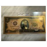 24K GOLD INFUSED $2 NOTE 24K GOLD INFUSED $2 NOTE