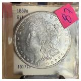 1880-S MORGAN SILVER DOLLAR 1880-S MORGAN SILVER DOLLAR