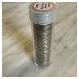 ROLL OF JEFFERSON NICKELS PROOF & UNC MIXED DATES ROLL OF JEFFERSON NICKELS PROOF & UNC MIXED DATES