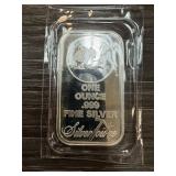 1 OZ .999 SILVER BULLION BAR SILVERTOWNE 1 OZ .999 SILVER BULLION BAR SILVERTOWNE