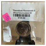2013-P THEODORE ROOSEVELT UNC 60 DOLLAR 2013-P THEODORE ROOSEVELT UNC 60 DOLLAR