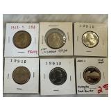 6PC PROOF WASHINGTON QUARTERS 6PC PROOF WASHINGTON QUARTERS
