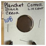 PLANCHET BLANK ERROR PLANCHET BLANK ERROR