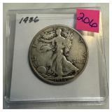 1936 WALKING LIBERTY SILVER HALF DOLLAR 1936 WALKING LIBERTY SILVER HALF DOLLAR