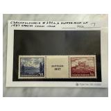 CZECH 289A SUPERB MINT 1937 SPECIAL COMM ISS CZECH 289A SUPERB MINT 1937 SPECIAL COMM ISS
