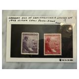 GERMAN OCC OF CZECH UNUSED SET 1943 HITLER ISSUE GERMAN OCC OF CZECH UNUSED SET 1943 HITLER ISSUE